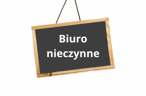 Informacja BOB - biuro nieczynne